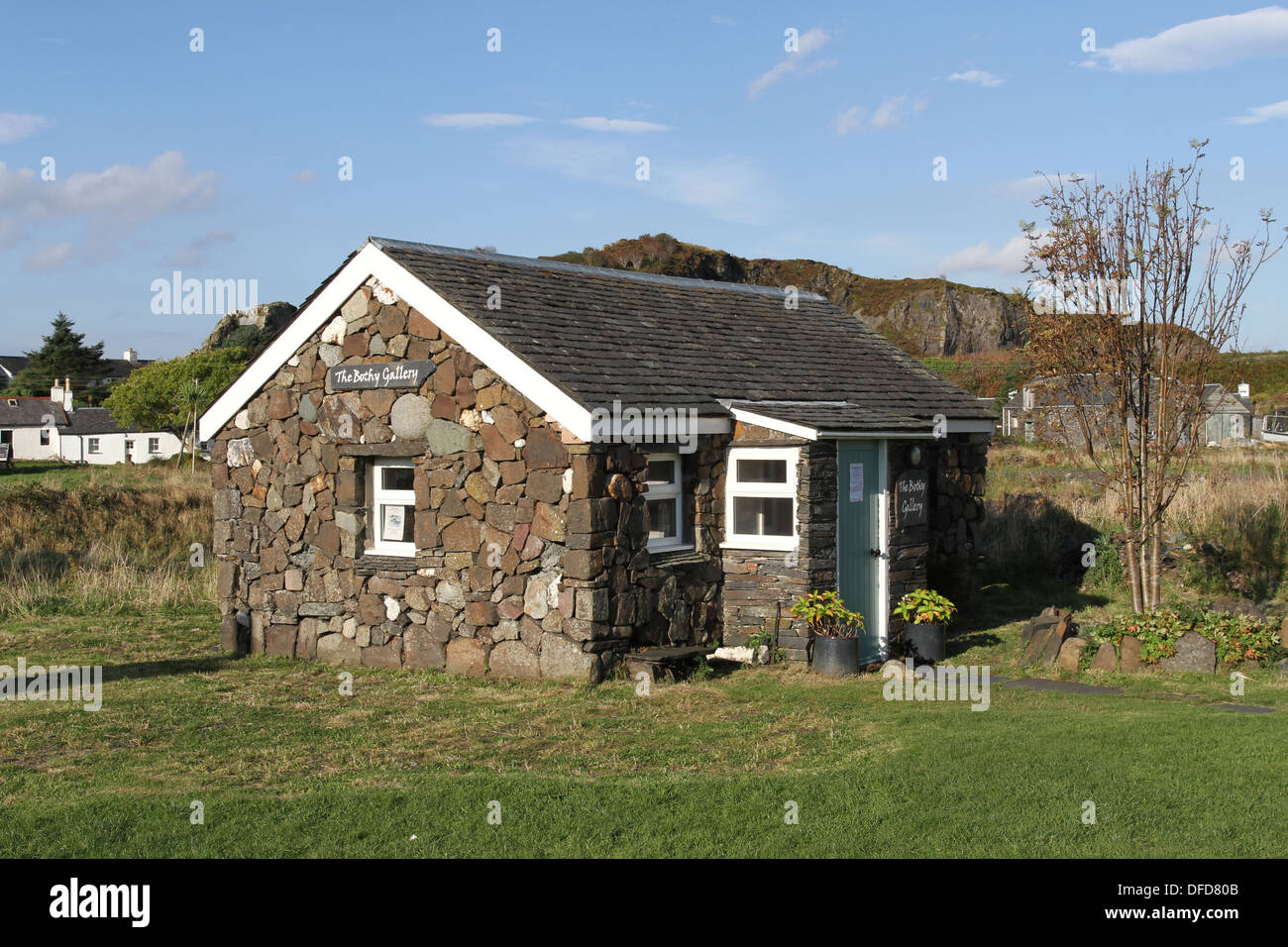 The Bothy galerie Easdale Schottland september 2013 Stockfoto