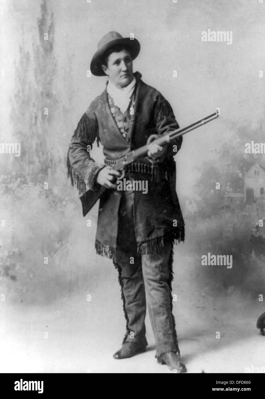 Calamity Jane, Martha Jane Cannary bekannt als Calamity Jane. Amerikanische frontierswoman Stockfoto