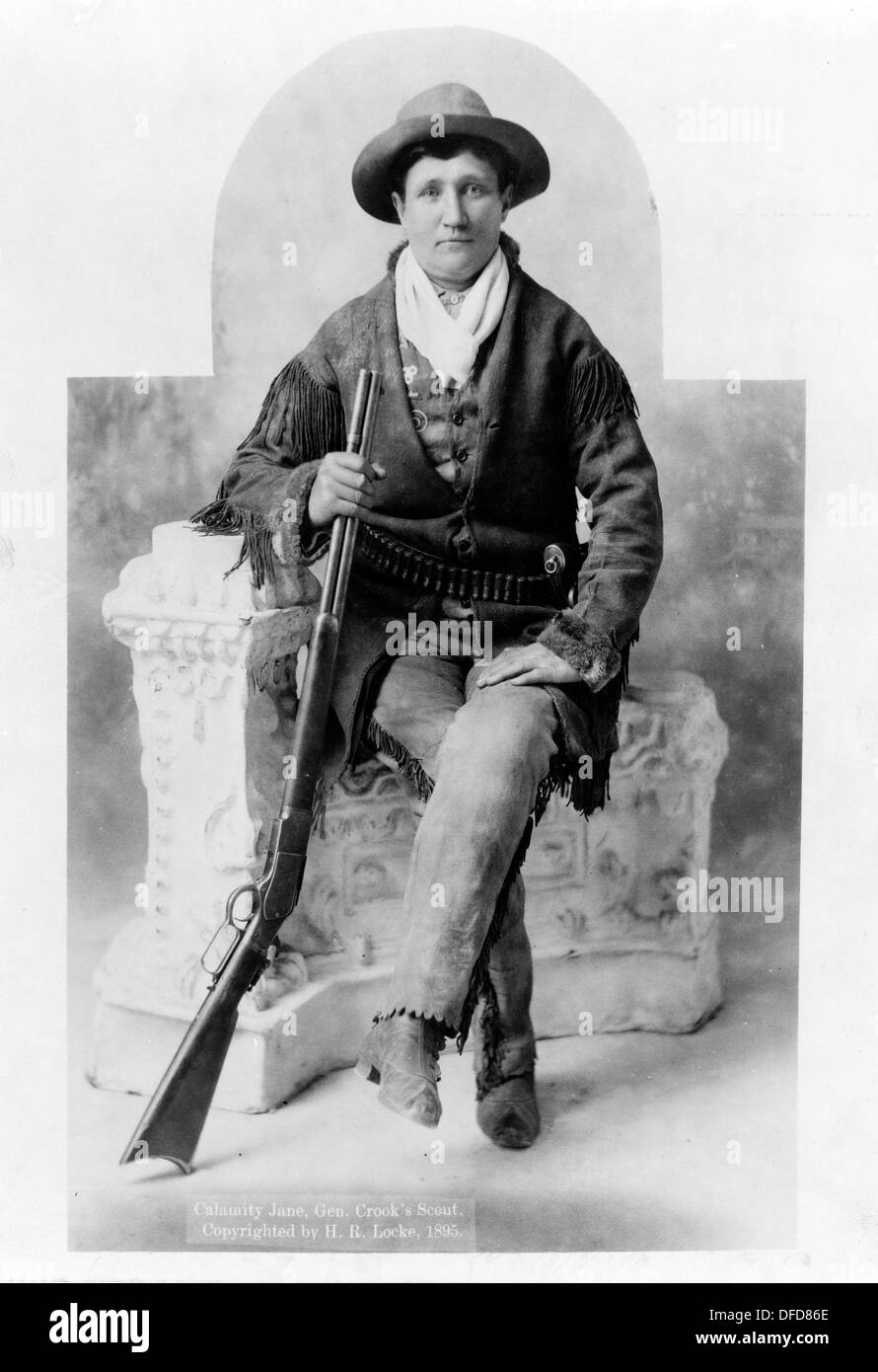 Calamity Jane, Martha Jane Cannary bekannt als Calamity Jane. Amerikanische frontierswoman Stockfoto