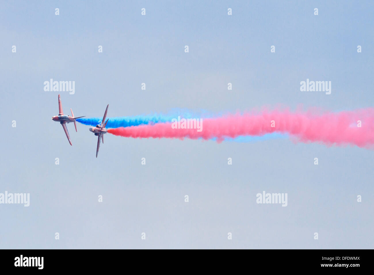 Rote Pfeile auf der Luftfahrtmesse in Bournemouth Stockfoto