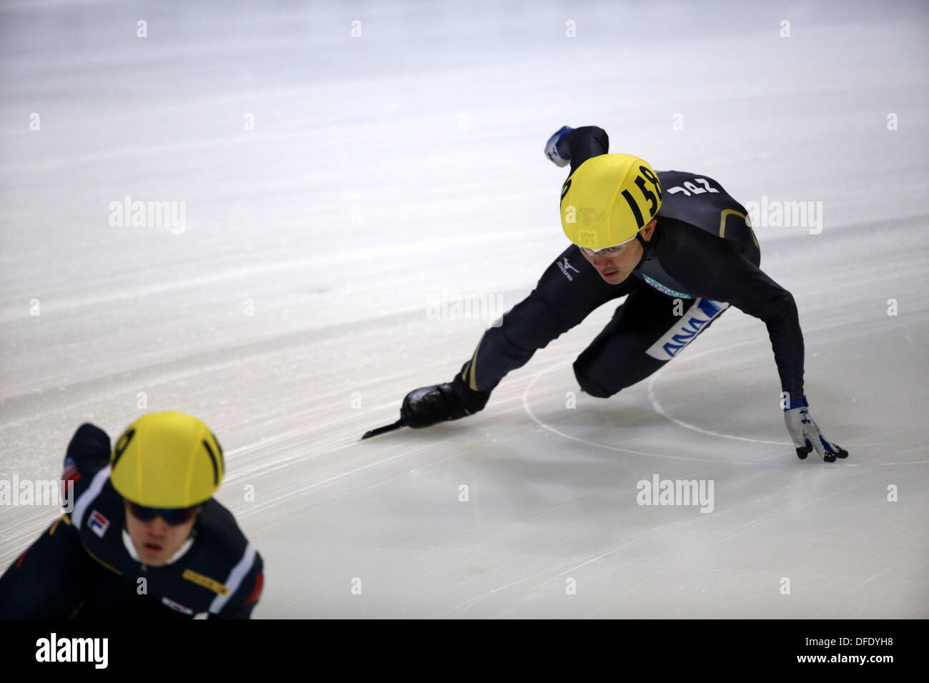 Yuma Sakurai (JPN), 3. Oktober 2013 - Short Track: während die Männer 1500 m Vorläufe bei ISU WM in Seoul, Südkorea.   (Foto von Jun Tsukida/AFLO SPORT) Stockfoto