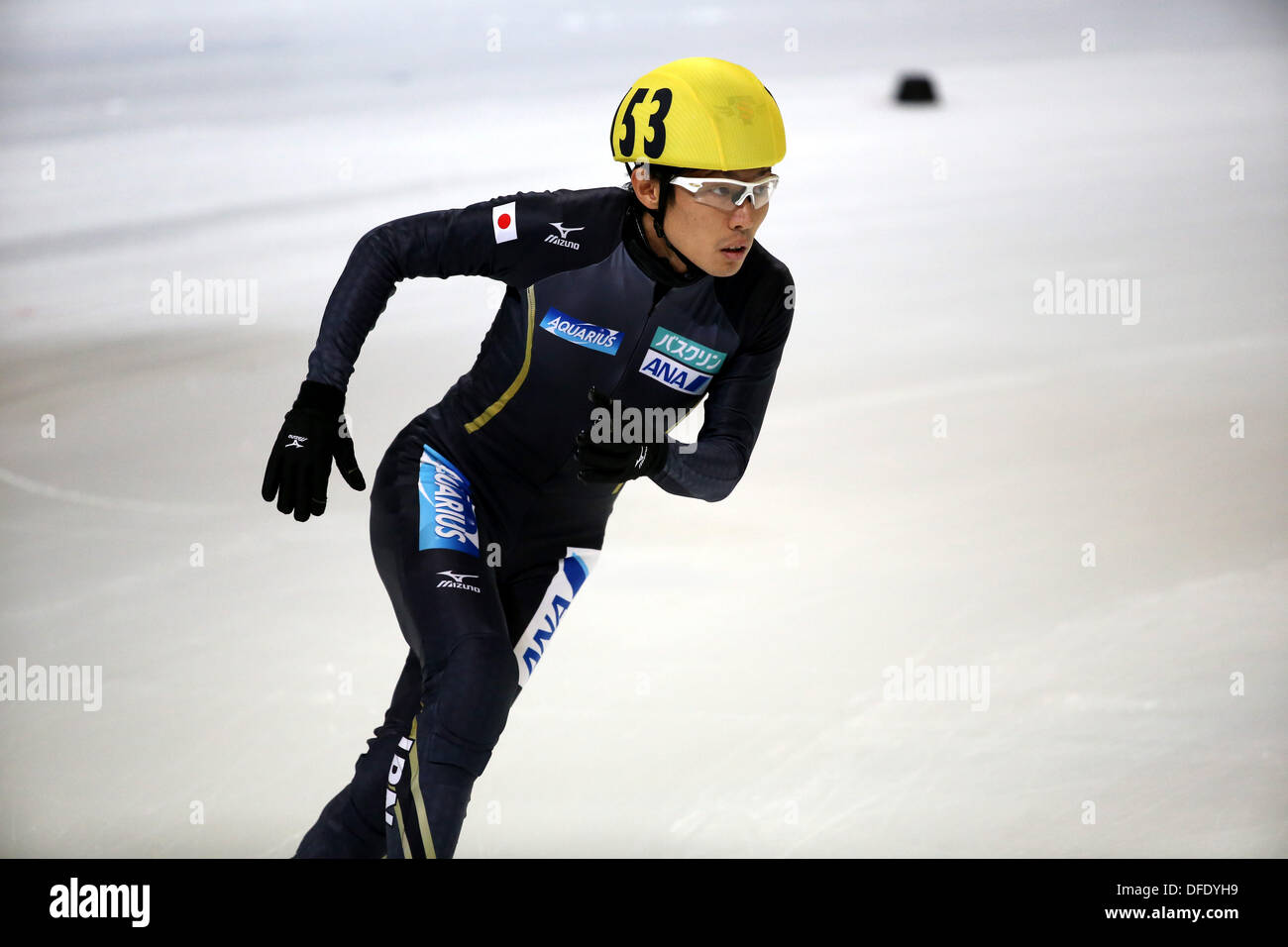 Daisuke Uemura (JPN), 3. Oktober 2013 - Short Track: während die Männer 1500 m Vorläufe bei ISU WM in Seoul, Südkorea.   (Foto von Jun Tsukida/AFLO SPORT) Stockfoto