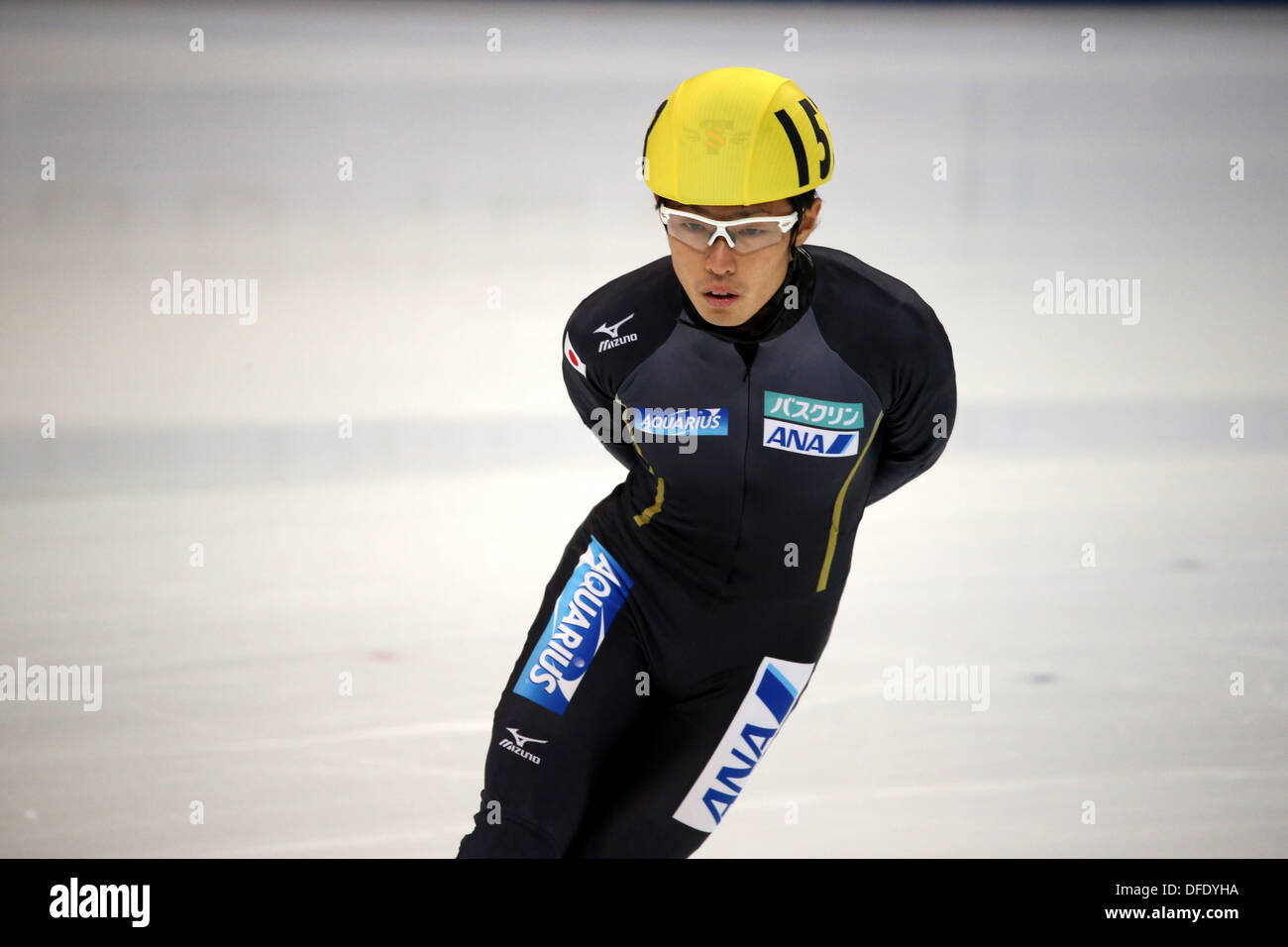Daisuke Uemura (JPN), 3. Oktober 2013 - Short Track: während die Männer 1500 m Vorläufe bei ISU WM in Seoul, Südkorea.   (Foto von Jun Tsukida/AFLO SPORT) Stockfoto
