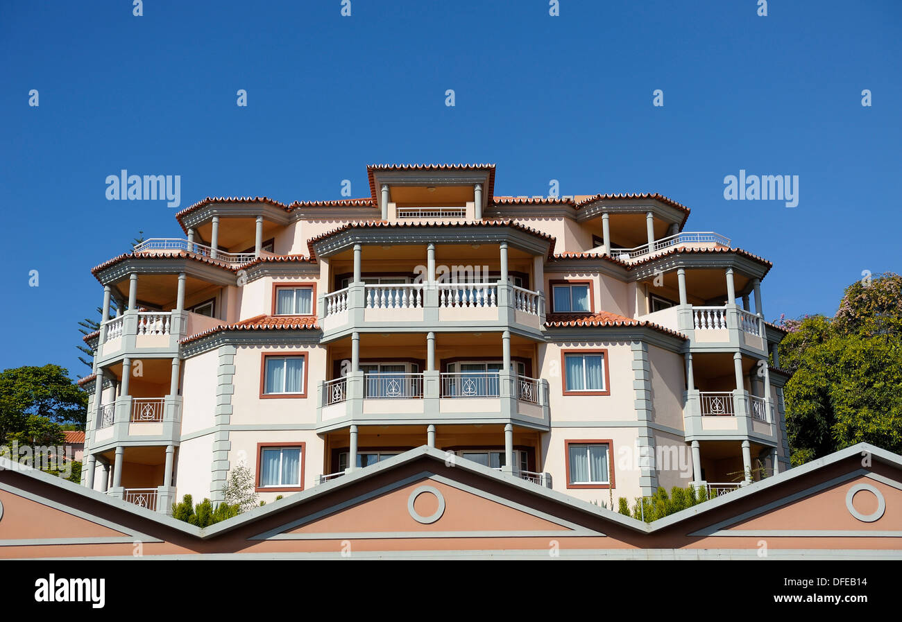 Funchal Madeira. Luxus Apartment Unterkunft Stockfoto