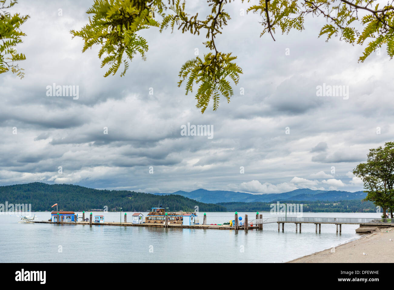 Lake Coeur d ' Alene, Coeur d ' Alene, Idaho, USA Stockfoto