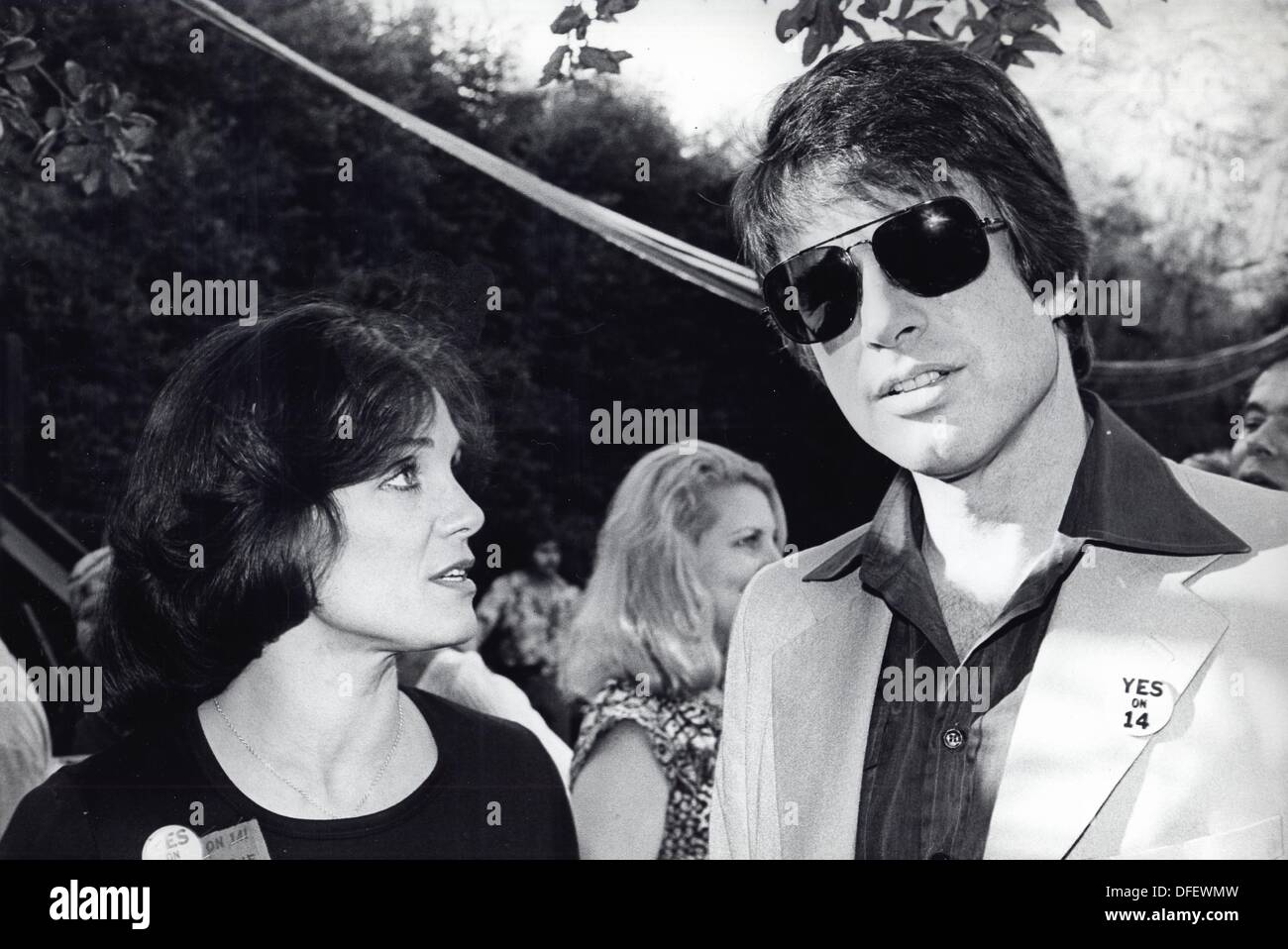 VALERIE HARPER mit Warren Beatty.2275.Supplied von Fotos, inc. (Kredit-Bild: © von Globe Fotos, Inc/Globe Photos/ZUMAPRESS.com geliefert) Stockfoto