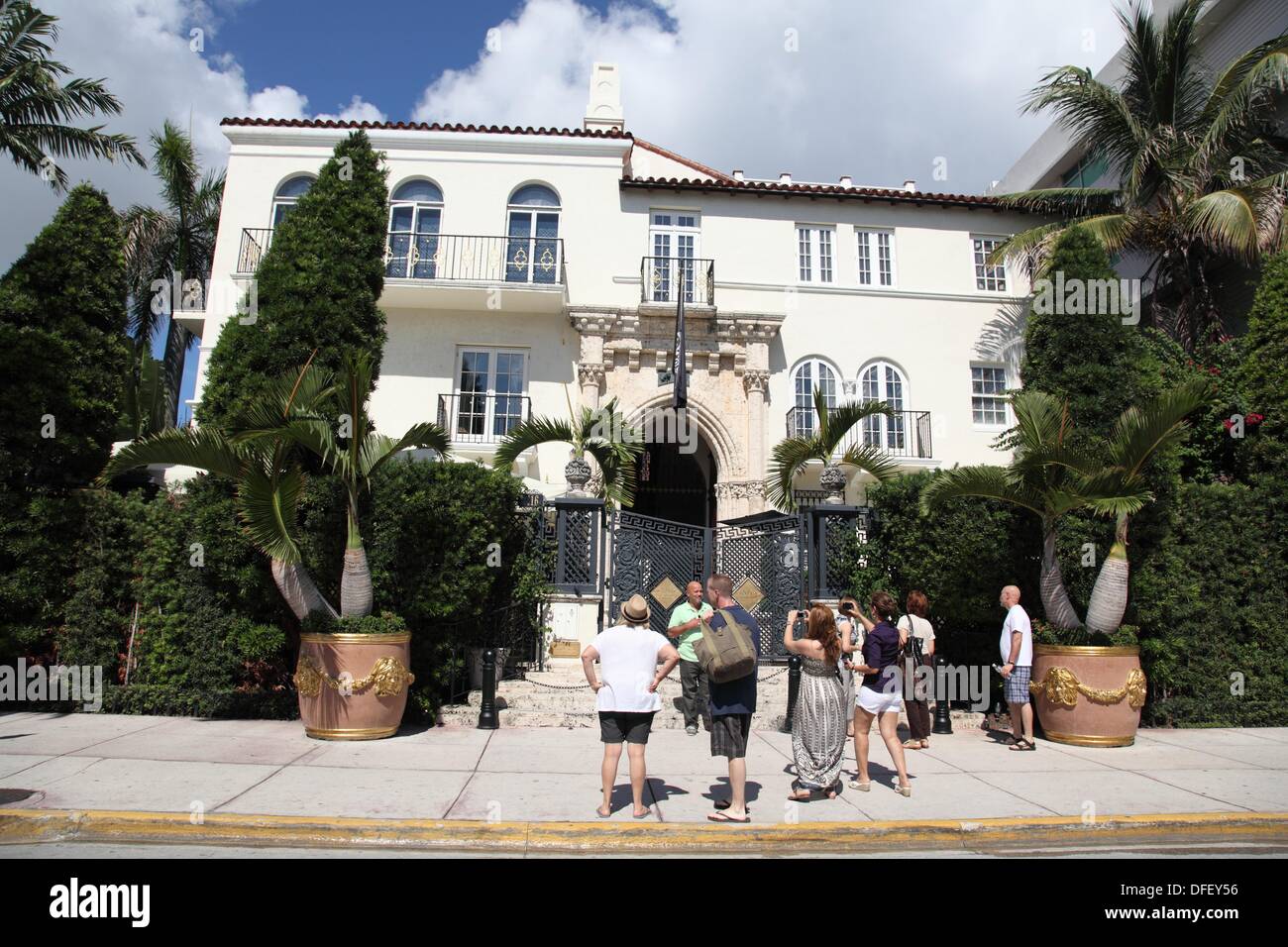 Versace Haus Ocean Drive In Miami Beach Florida Vereinigte