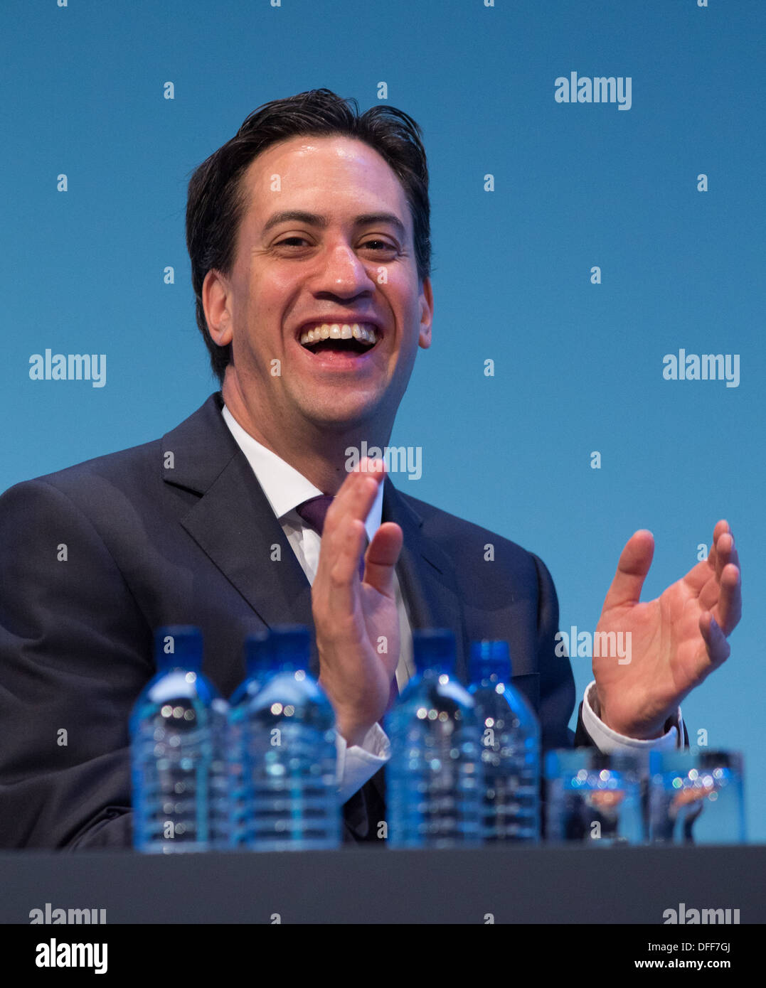 Ed Miliband auf der Labour-Partei-Konferenz in Brighton 2013 Stockfoto