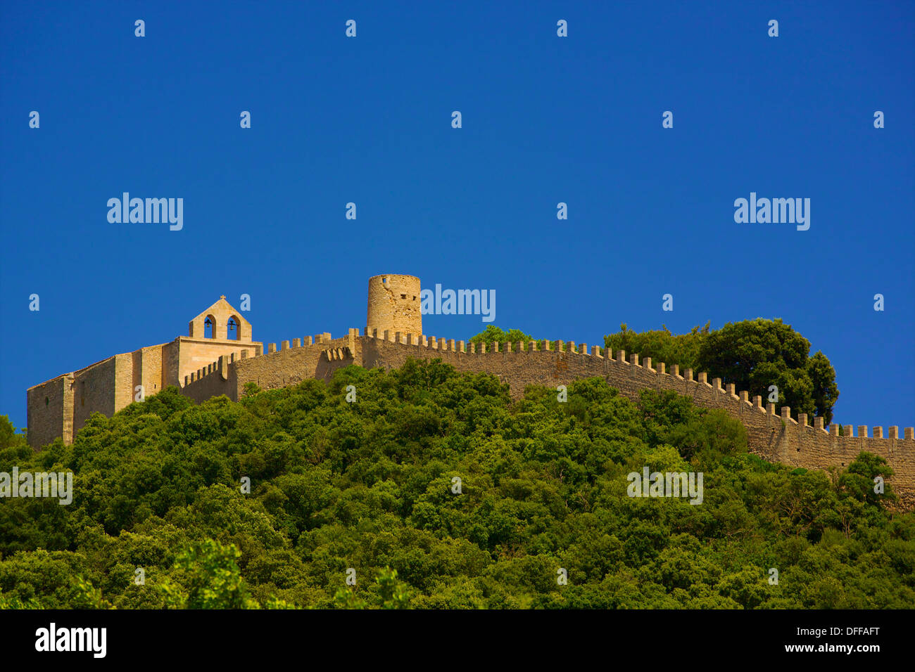 Castell de Capdepera, Mallorca, Spanien Stockfoto