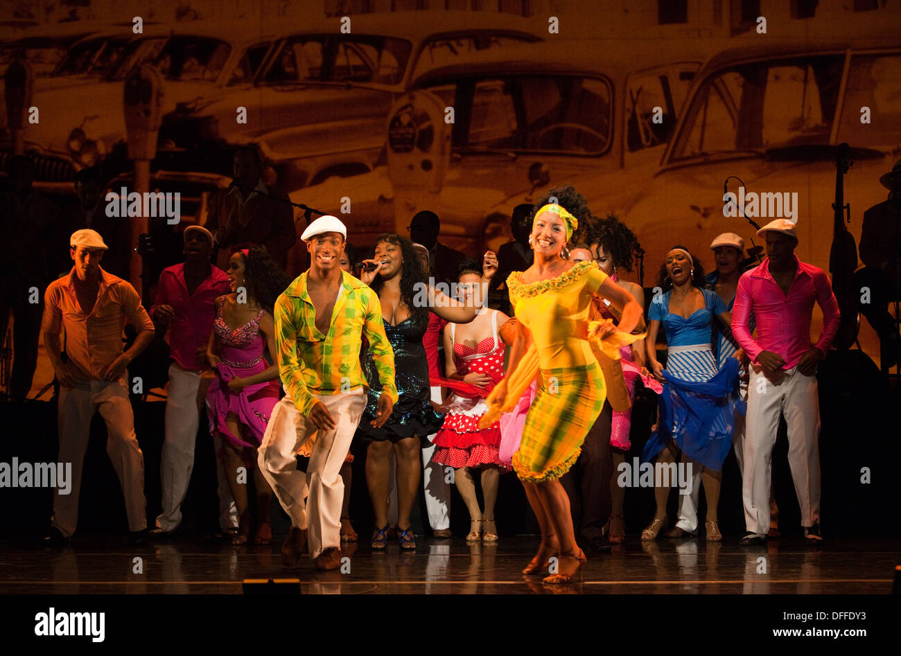 Havanna Vendaxa Tanzshow im Peacock Theatre, London Stockfoto