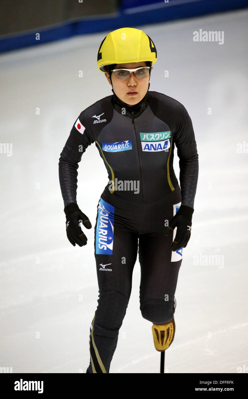 Biba Sakurai (JPN), 3. Oktober 2013 - Short Track: die Heats Damen 500 m bei ISU WM in Seoul, Südkorea.   (Foto von Jun Tsukida/AFLO SPORT) Stockfoto
