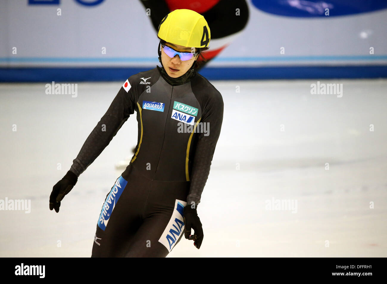 YUI Sakai (JPN), 3. Oktober 2013 - Short Track: die Heats Damen 500 m bei ISU WM in Seoul, Südkorea.   (Foto von Jun Tsukida/AFLO SPORT) Stockfoto