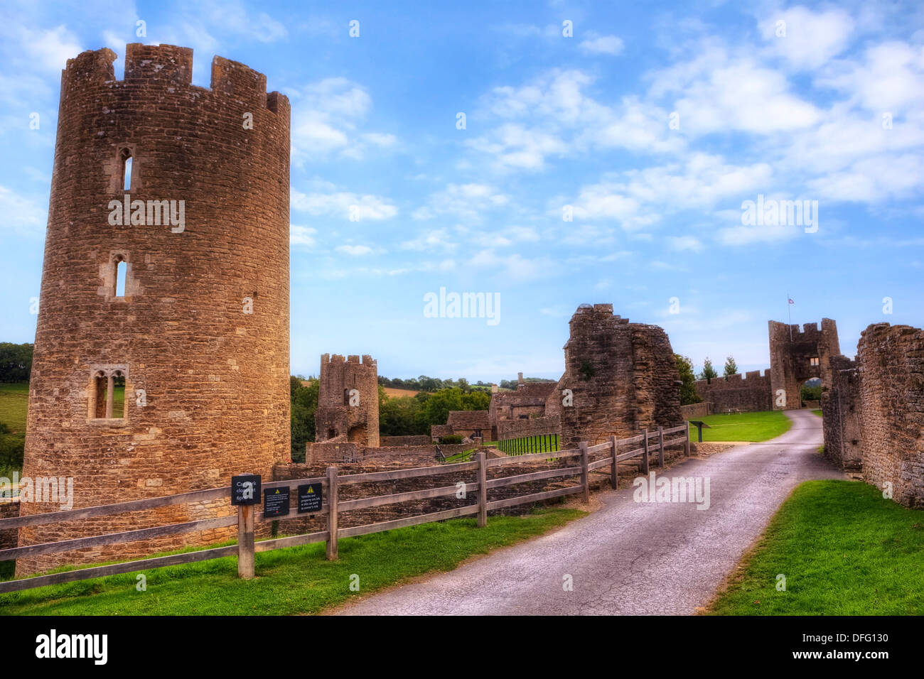 Farleigh Hungerford Castle, Somerset, England, Vereinigtes Königreich Stockfoto