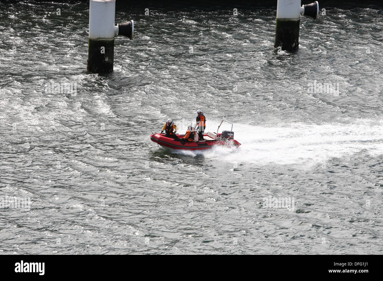 Fluss Liffey Dublin Irland Stockfoto
