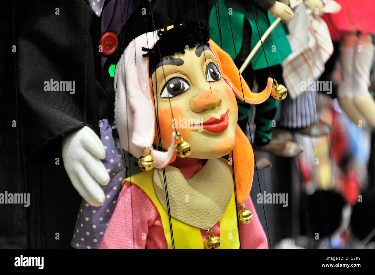 Tschechischen Marionette, Prag, Tschechische Republik Stockfoto