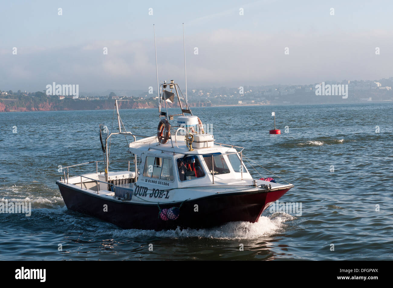 Blick auf das Meer, Paignton, Devon Stockfoto