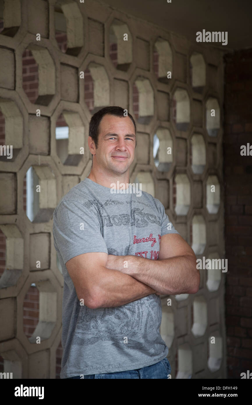 Adrian Morley, Salford Red Devils Rugbyspieler Stockfoto