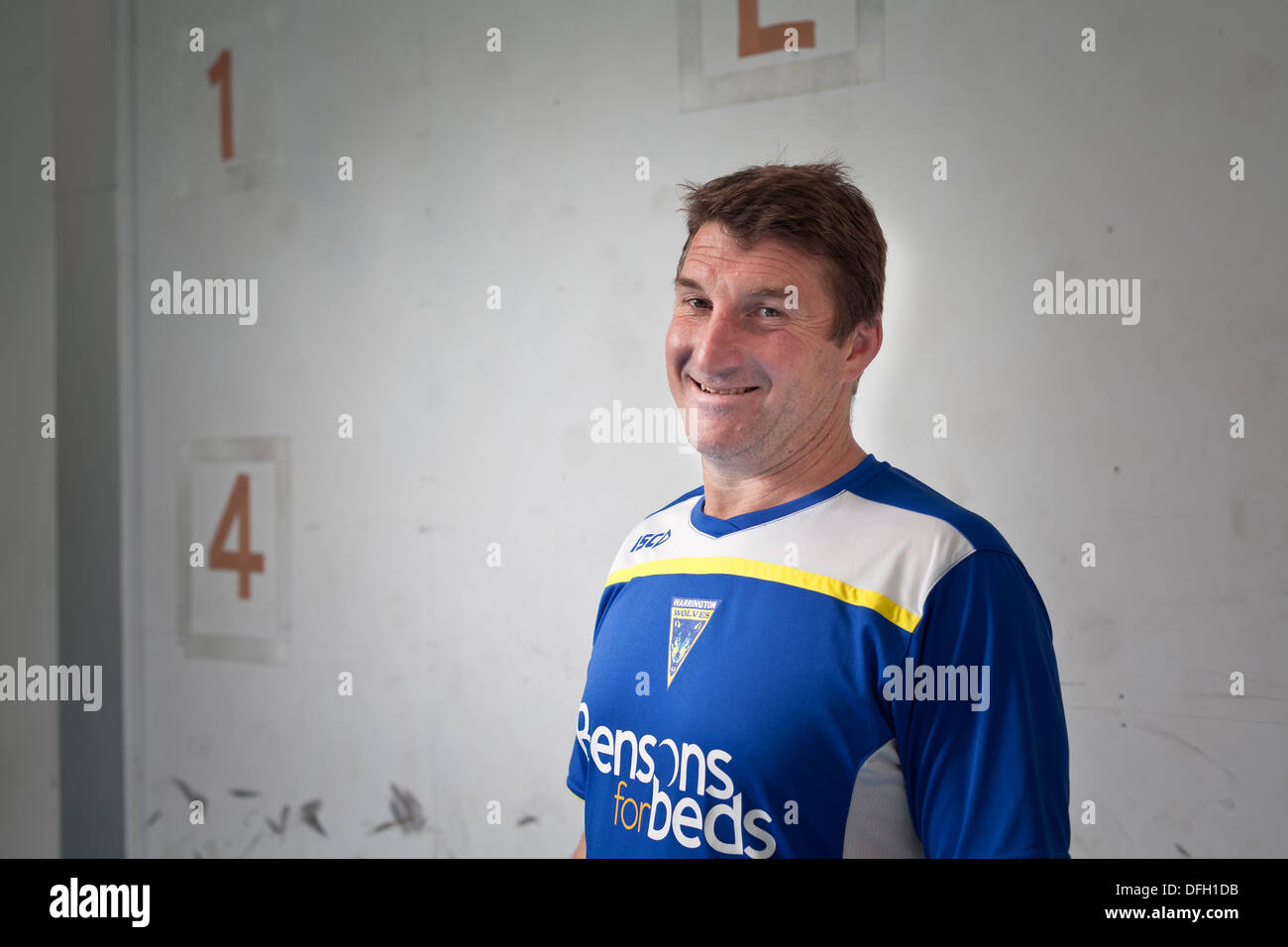 Tony Smith, Coach, Warrington Wolves Rugby League Stockfoto