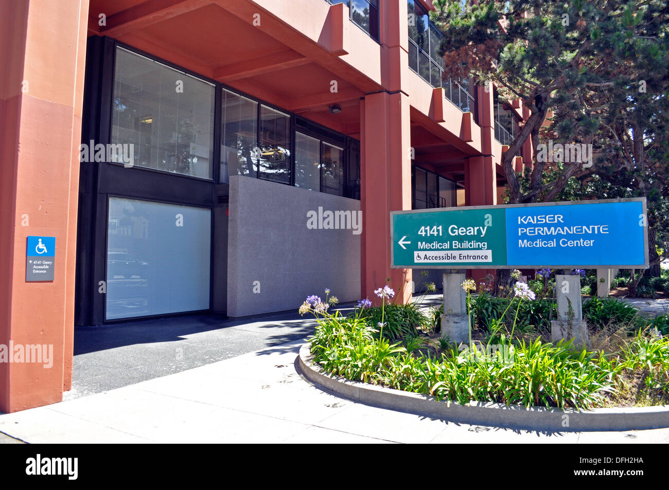 Kaiser Permanente Medical Center in San Francisco Stockfoto