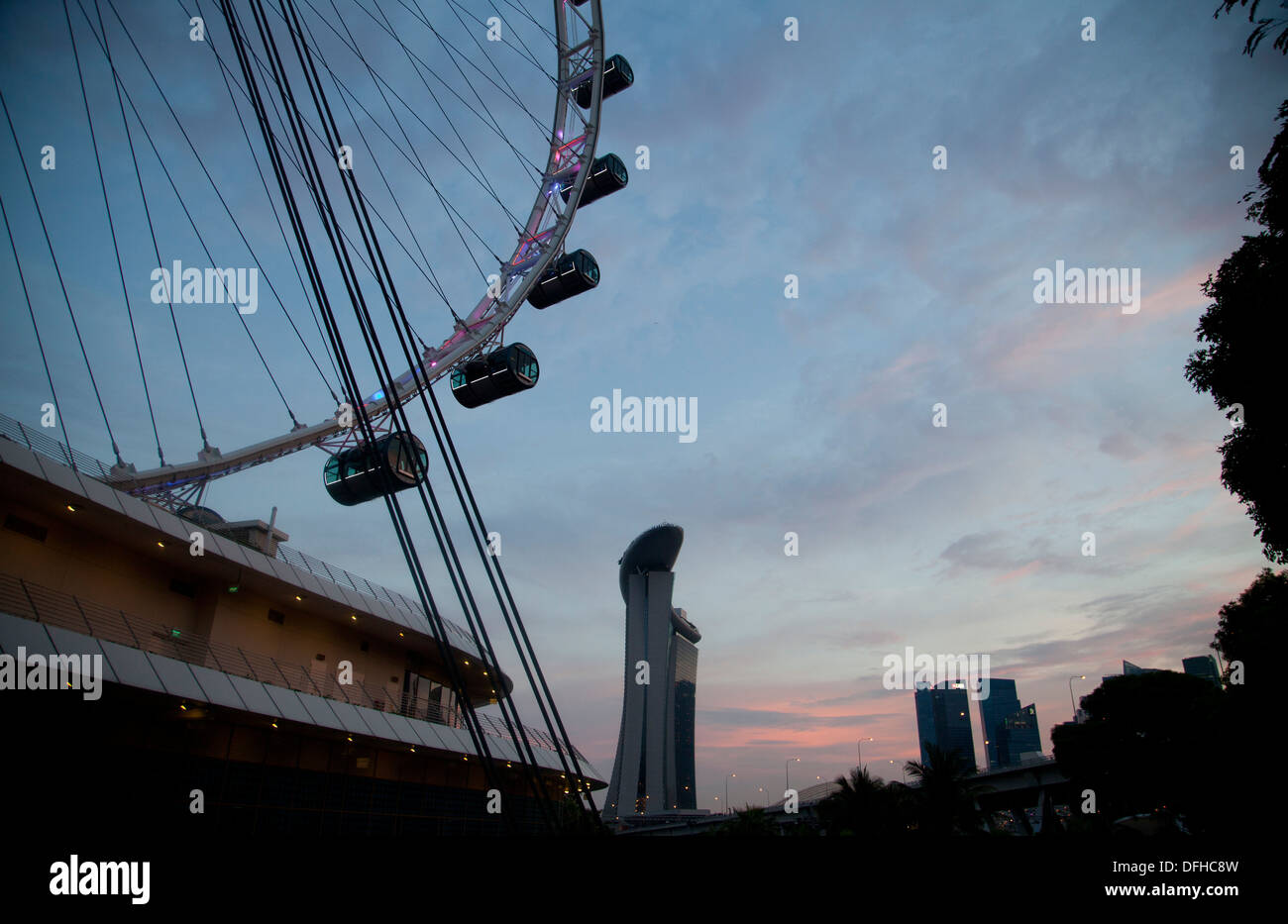 Singapur-Vergnügungspark Stockfoto