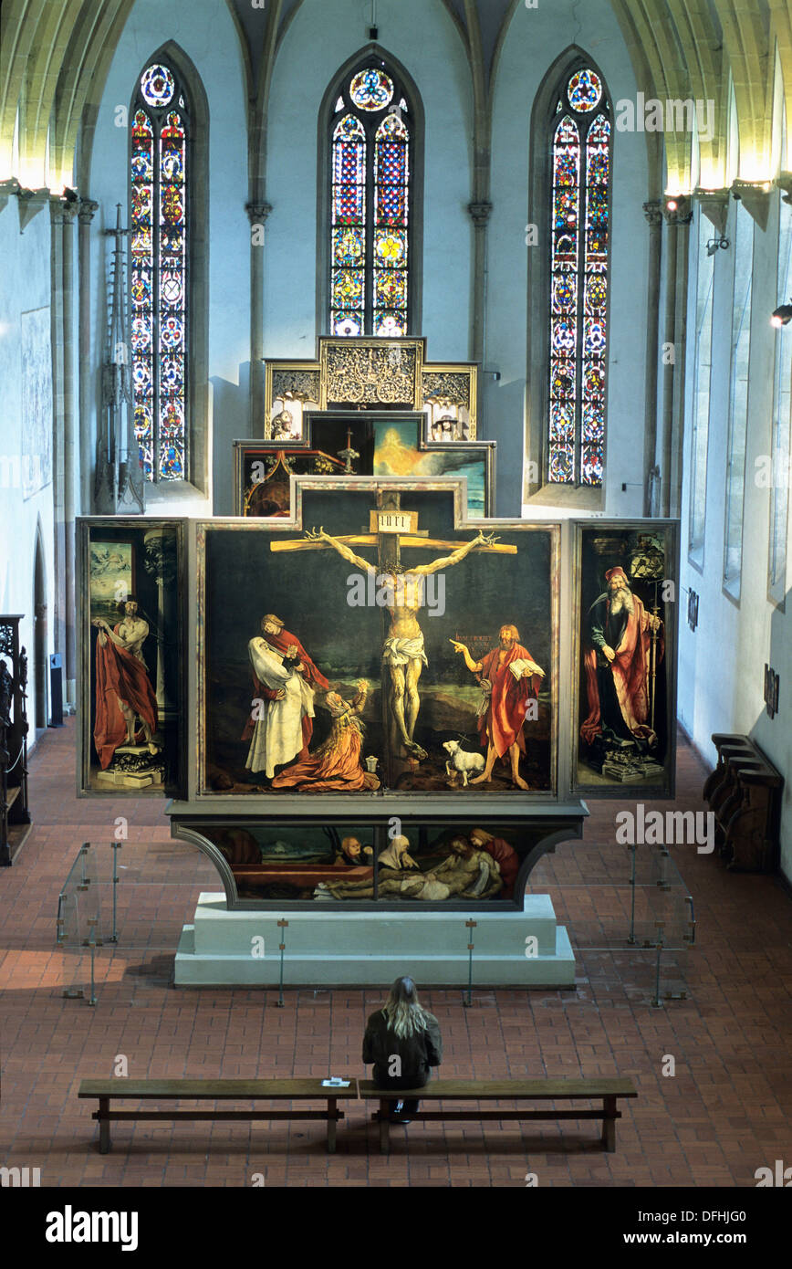 Isenheimer Altar von Matthias Grünewald im Museum Unterlinden in Colmar, Departement HautRhin