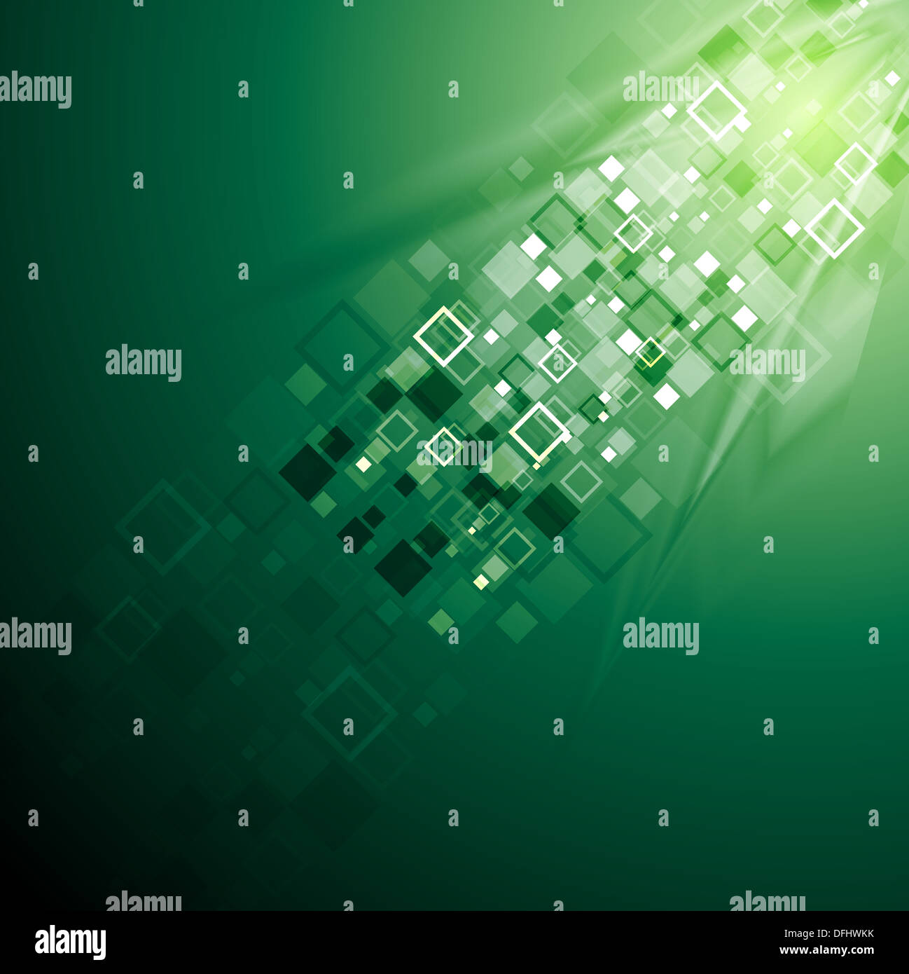 Abstrakt Grün technischen Hintergrund. Vector Design Eps 10 Stockfoto