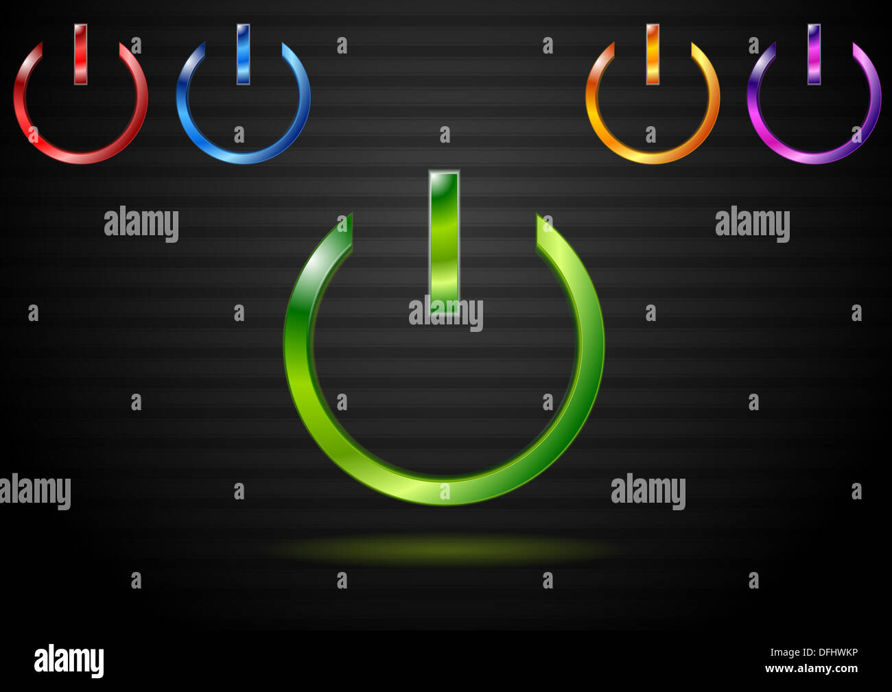 Macht Website-Elemente. 10 EPS-Vektor-design Stockfoto