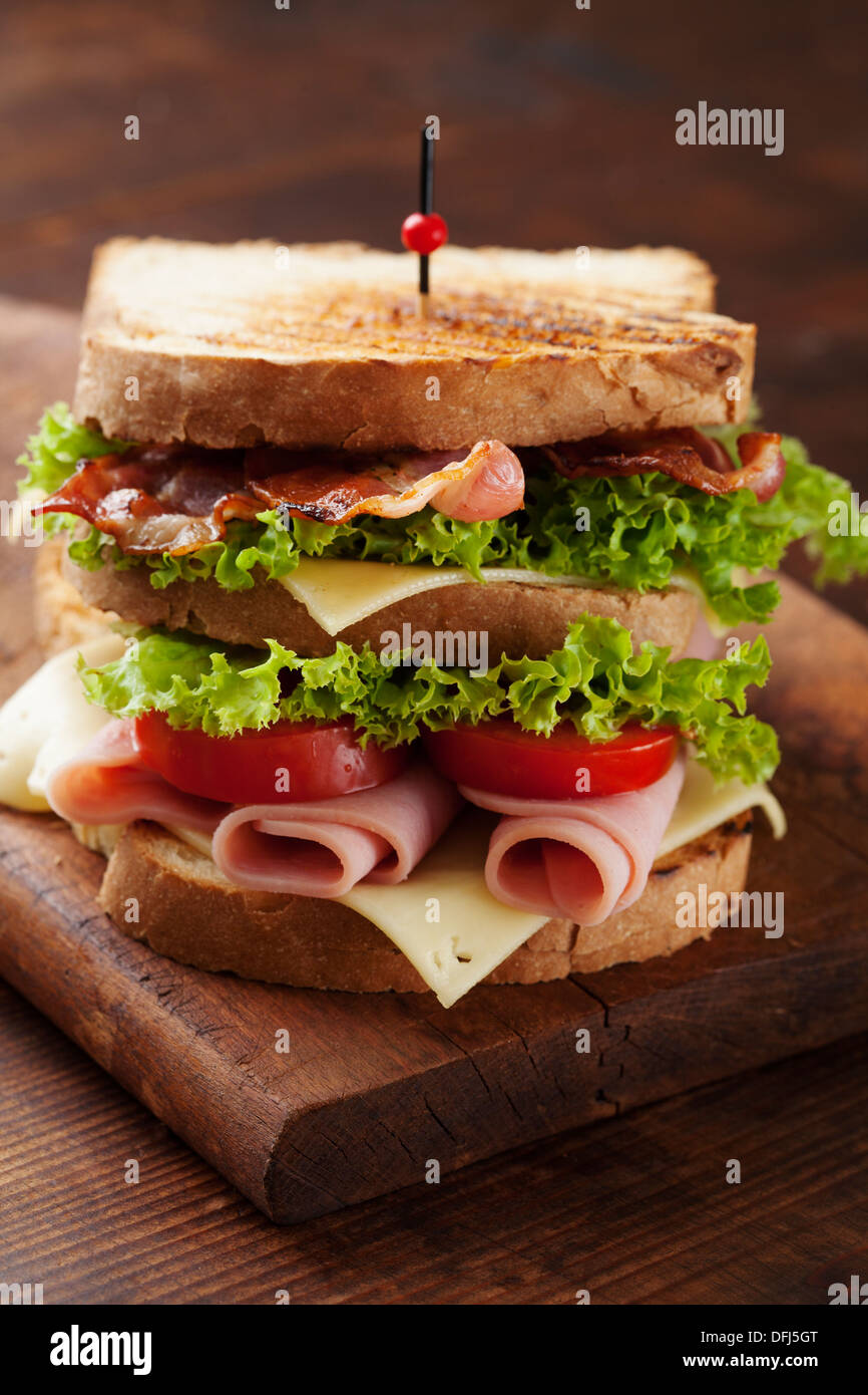 Club-sandwich Stockfoto