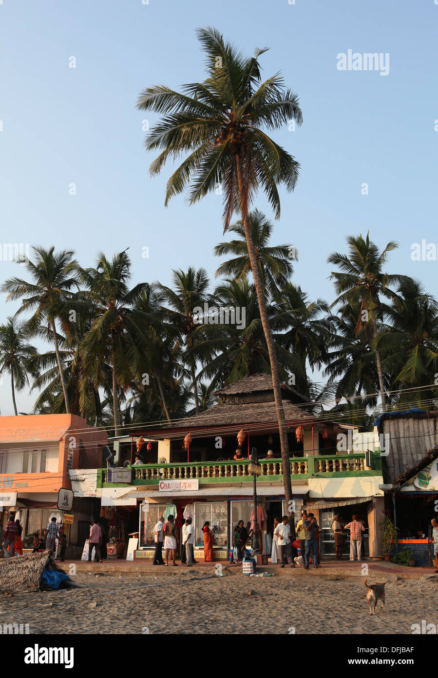 Kovalam, Lighthouse Beach, Malabarian Küste, Malabar, Kerala, Indien, Asien Stockfoto
