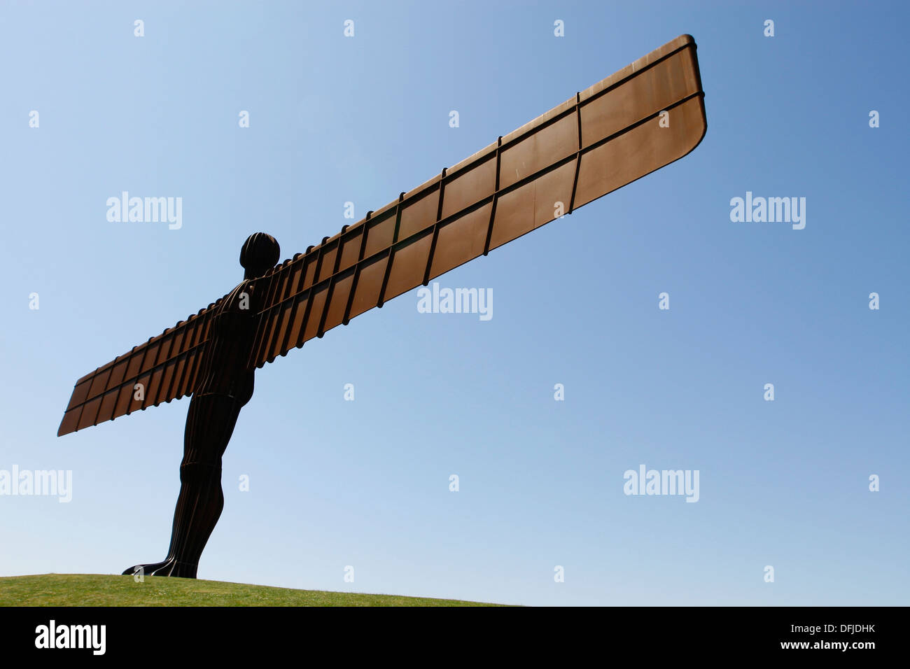 Der Engel der Norden Skulptur in Gateshead, England. Stockfoto