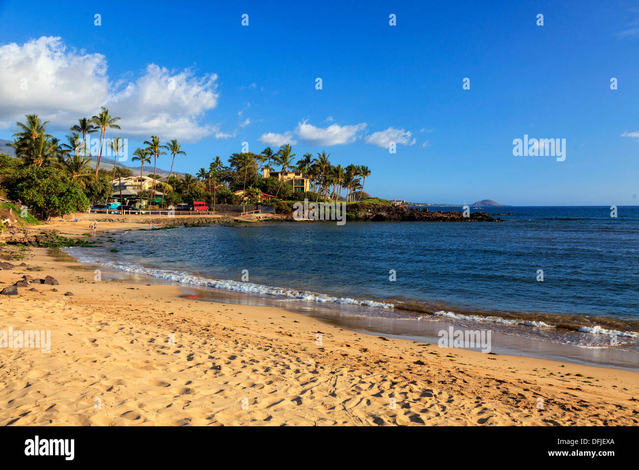 USA, Hawaii, Maui, Kihei Kalama Beach Park Stockfoto
