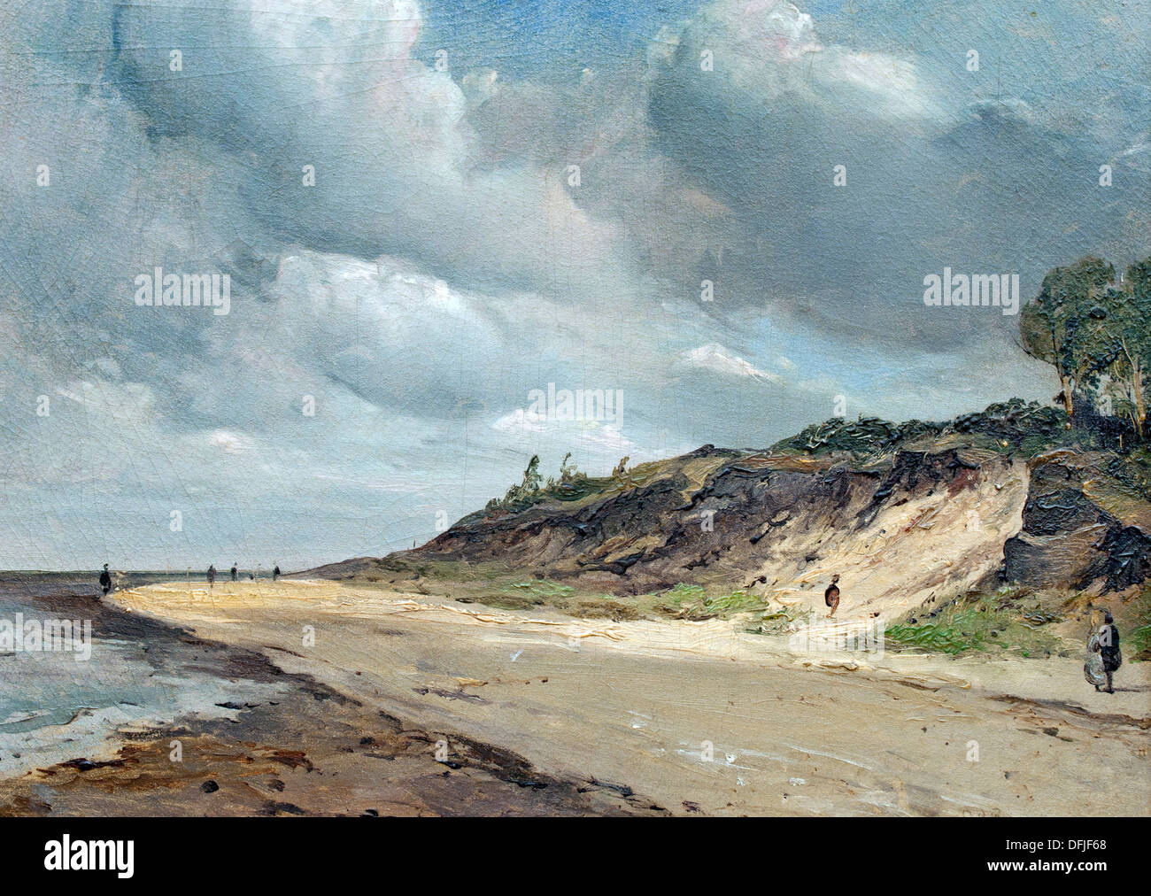 Strand von Richard Parkes Bonington 1802-1828 Museum Stockfoto