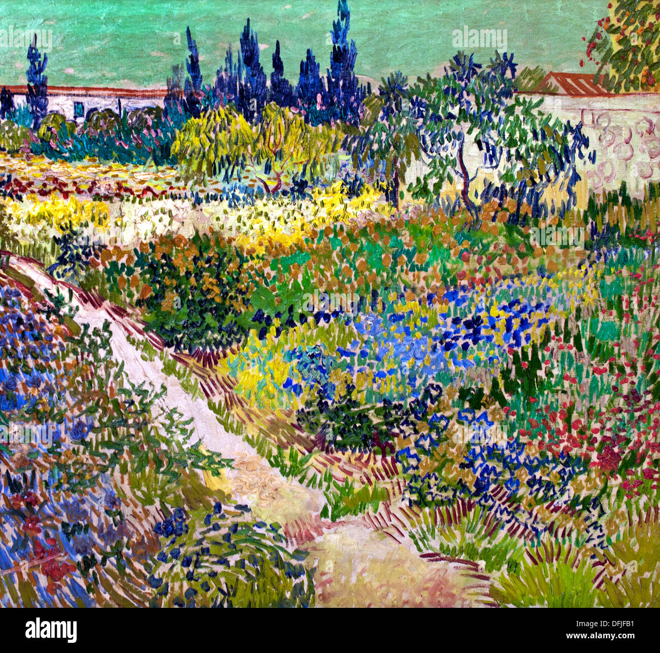 Garten In Arles Vincent Van Gogh Niederlande Niederlande Stockfotografie Alamy