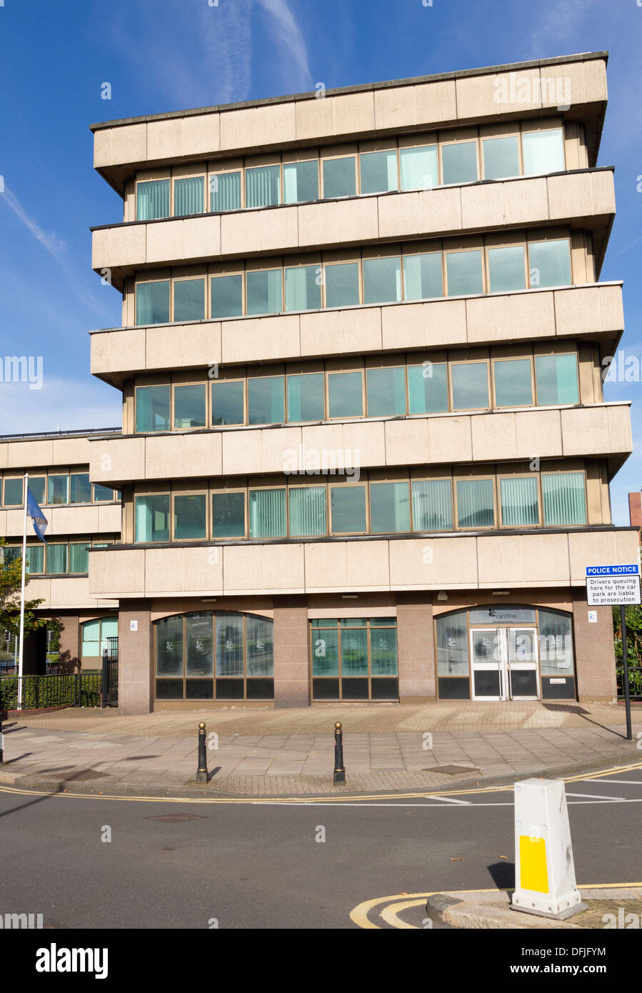 Bau Firma Carillion Bürogebäude in Wolverhampton Stockfoto