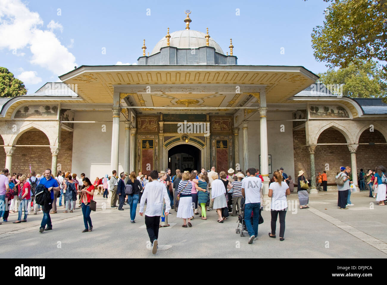 Türkei, Istanbul, Topkapi-Palast, das Tor der Glückseligkeit Stockfoto