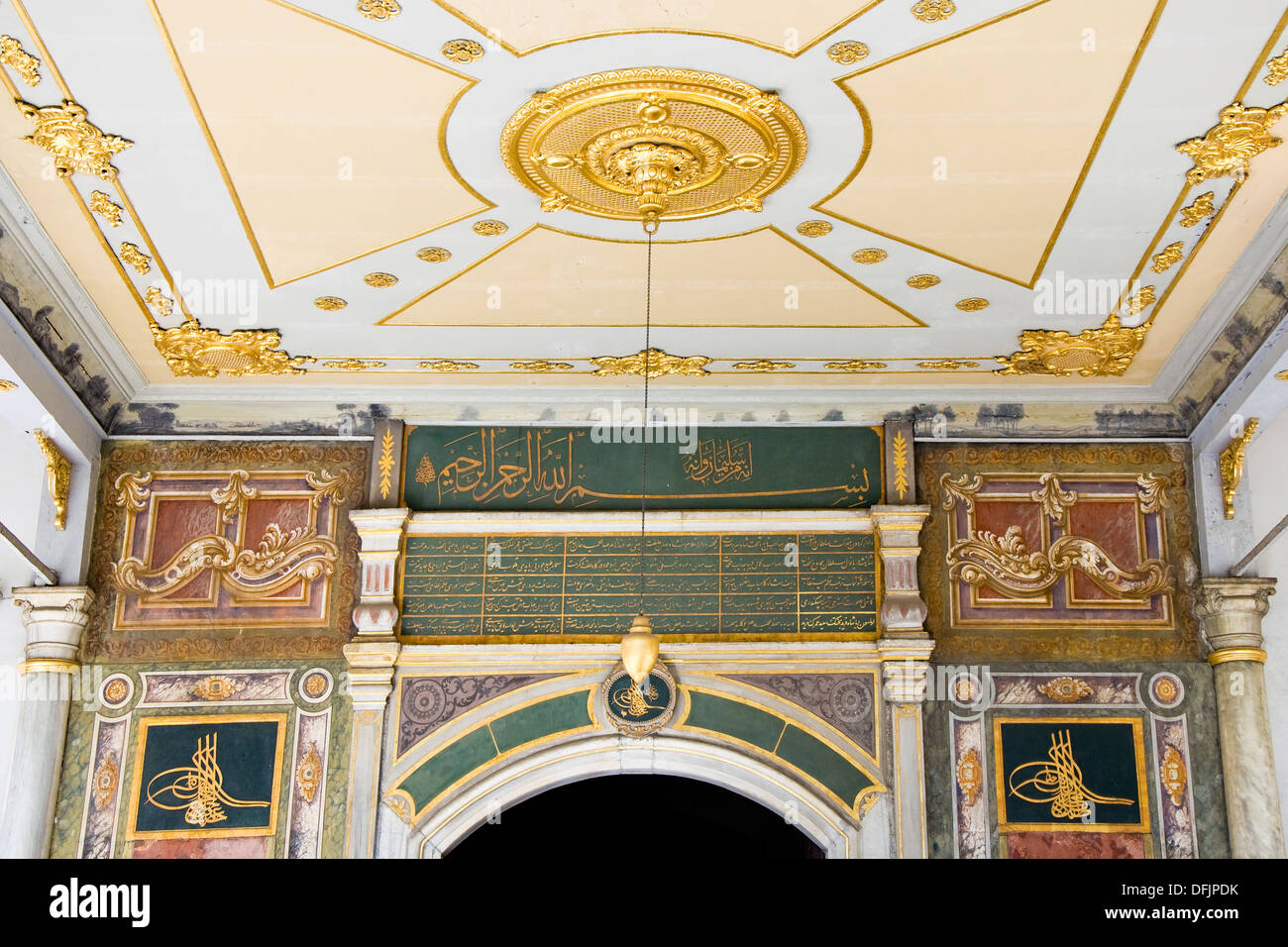 Türkei, Istanbul, Topkapi-Palast, das Tor der Glückseligkeit Stockfoto