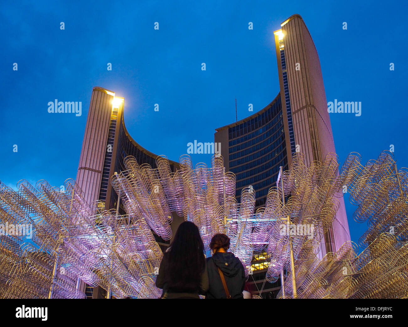 2013 Nuit Blanche Nacht in Toronto Stockfoto