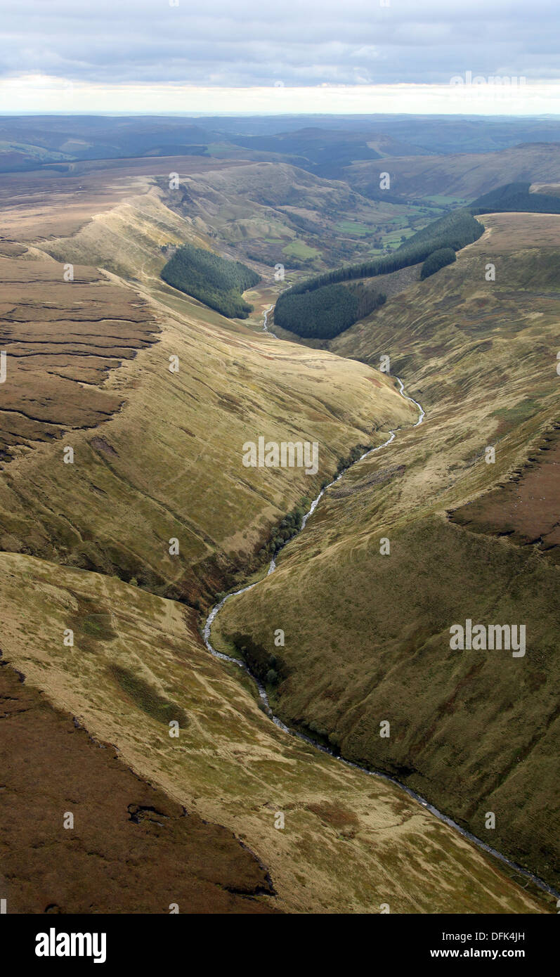 Luftaufnahme der Pennine Hills in der Nähe von Manchester Stockfoto