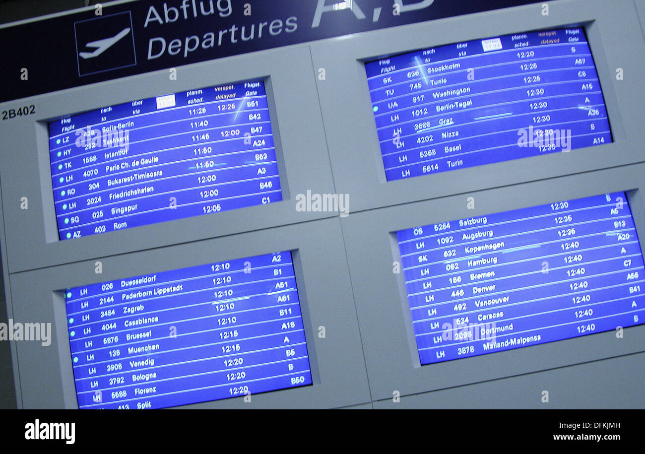 Frankfurt Flughafen Abflug Ab 11 Uhr www.alamy.de