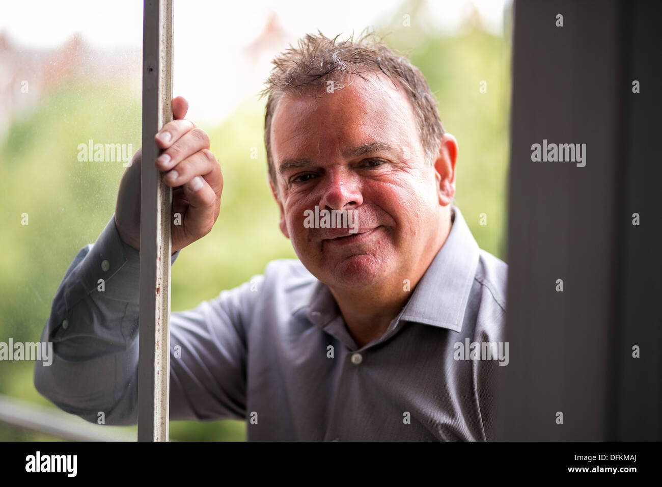 15.07.13 Tony Nutall von Southern Fried Chicken am Firmensitz in Southport Stockfoto