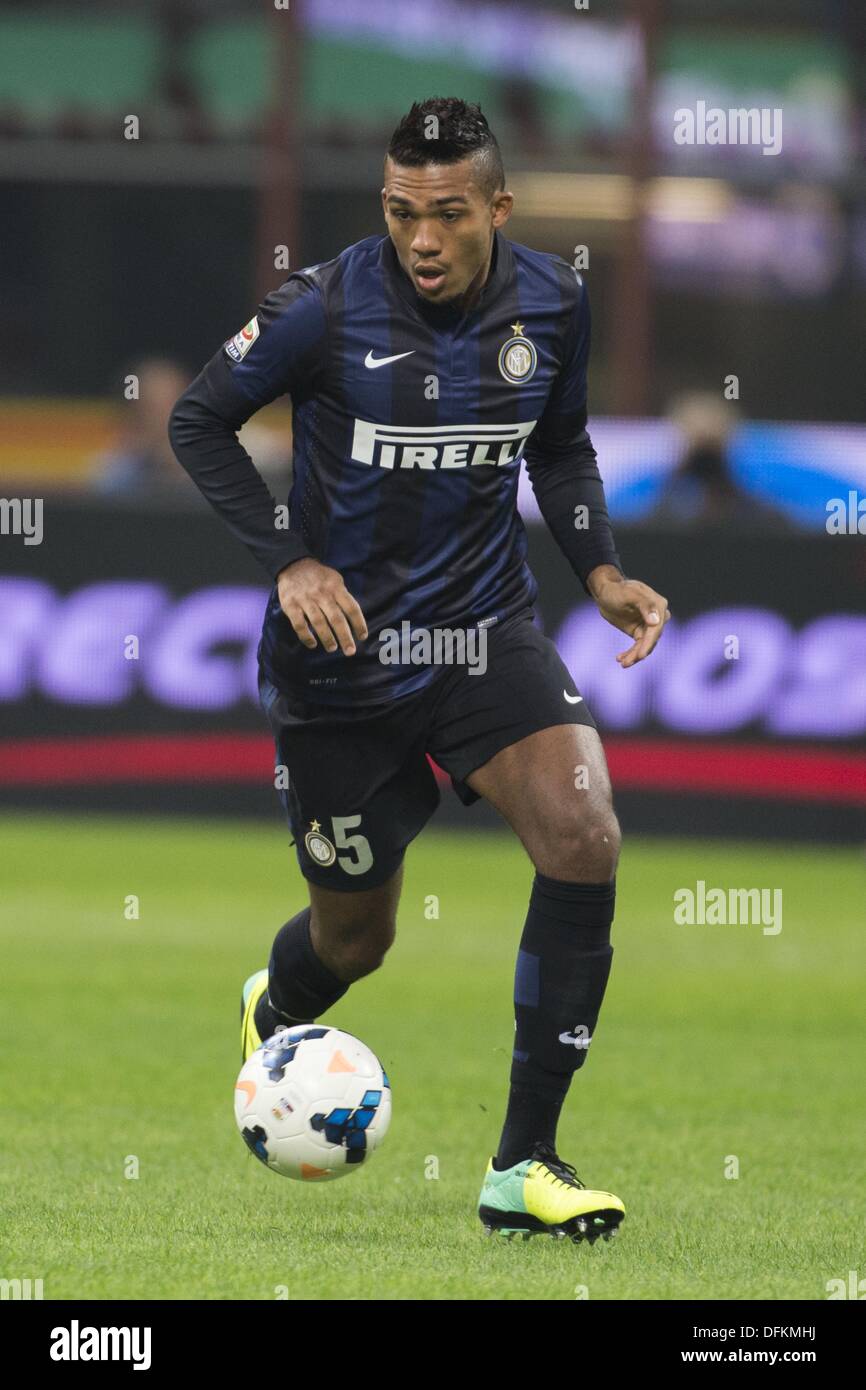 Juan Jesus (Inter), 5. Oktober 2013 - Fußball / Fußball: italienische "Serie A" match zwischen Inter Mailand 0-3 AS Roma im Stadio Giuseppe Meazza in Mailand, Italien. (Foto von Maurizio Borsari/AFLO) Stockfoto