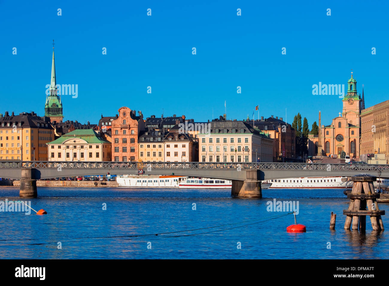 Schweden, Stockholm - die Altstadt. Stockfoto