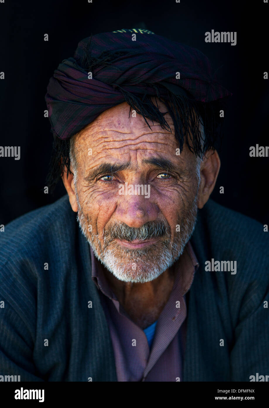 Kurdischen Mann, Palangan, Iran Stockfoto