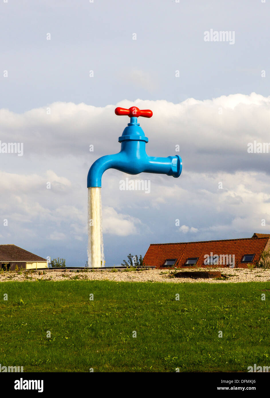 Brunnen-Ypern-Ieper-Belgien Stockfoto