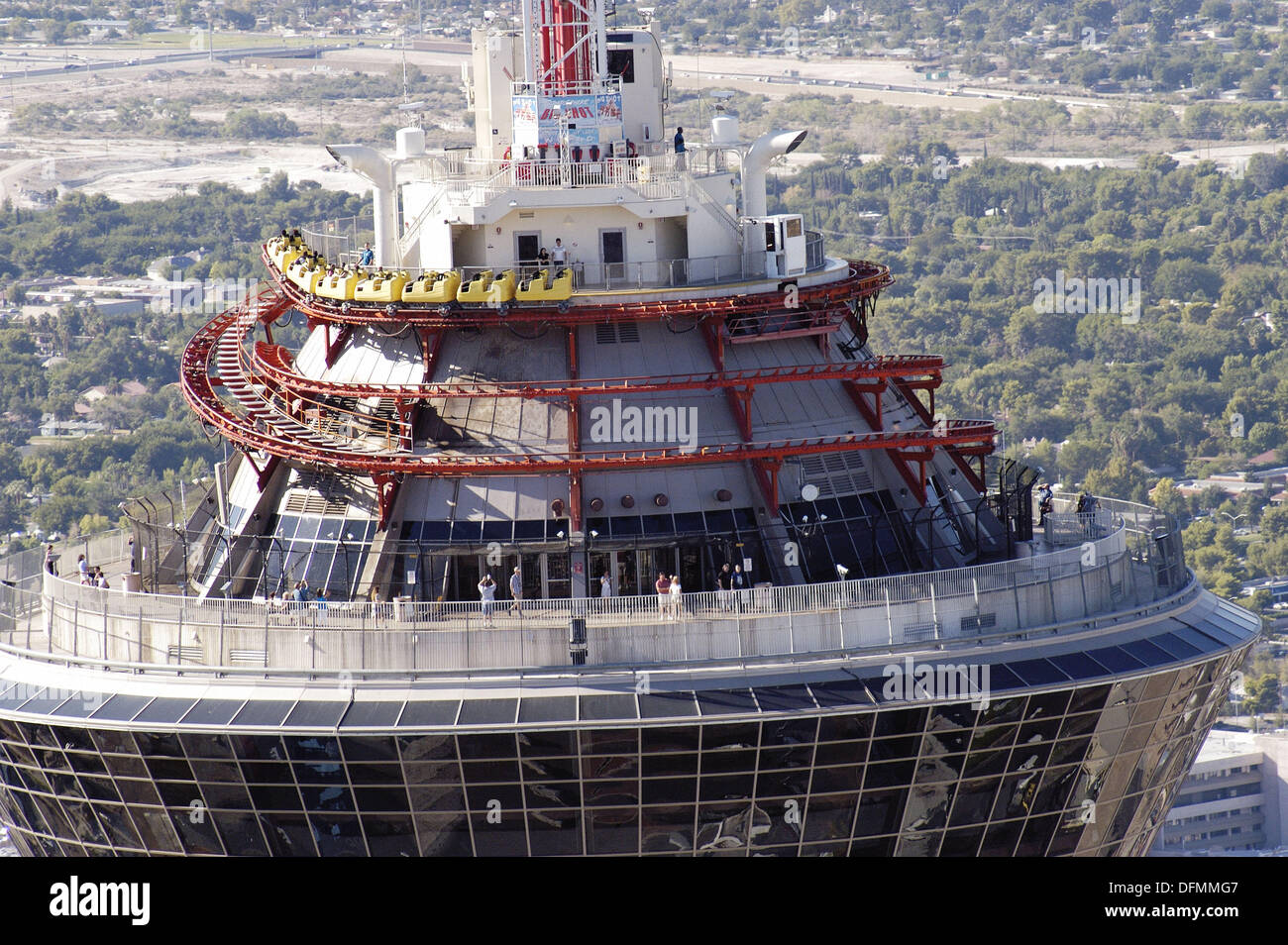 Stratosphere Tower Roller Coaster Las Stockfotos und -bilder Kaufen - Alamy