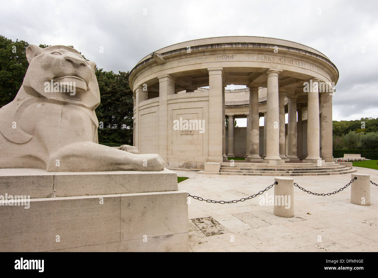 Ploegsteert Gedenkstätte friedhof 1. weltkrieg Belgien Belgischer 1. Weltkrieg Friedhöfe Stockfoto