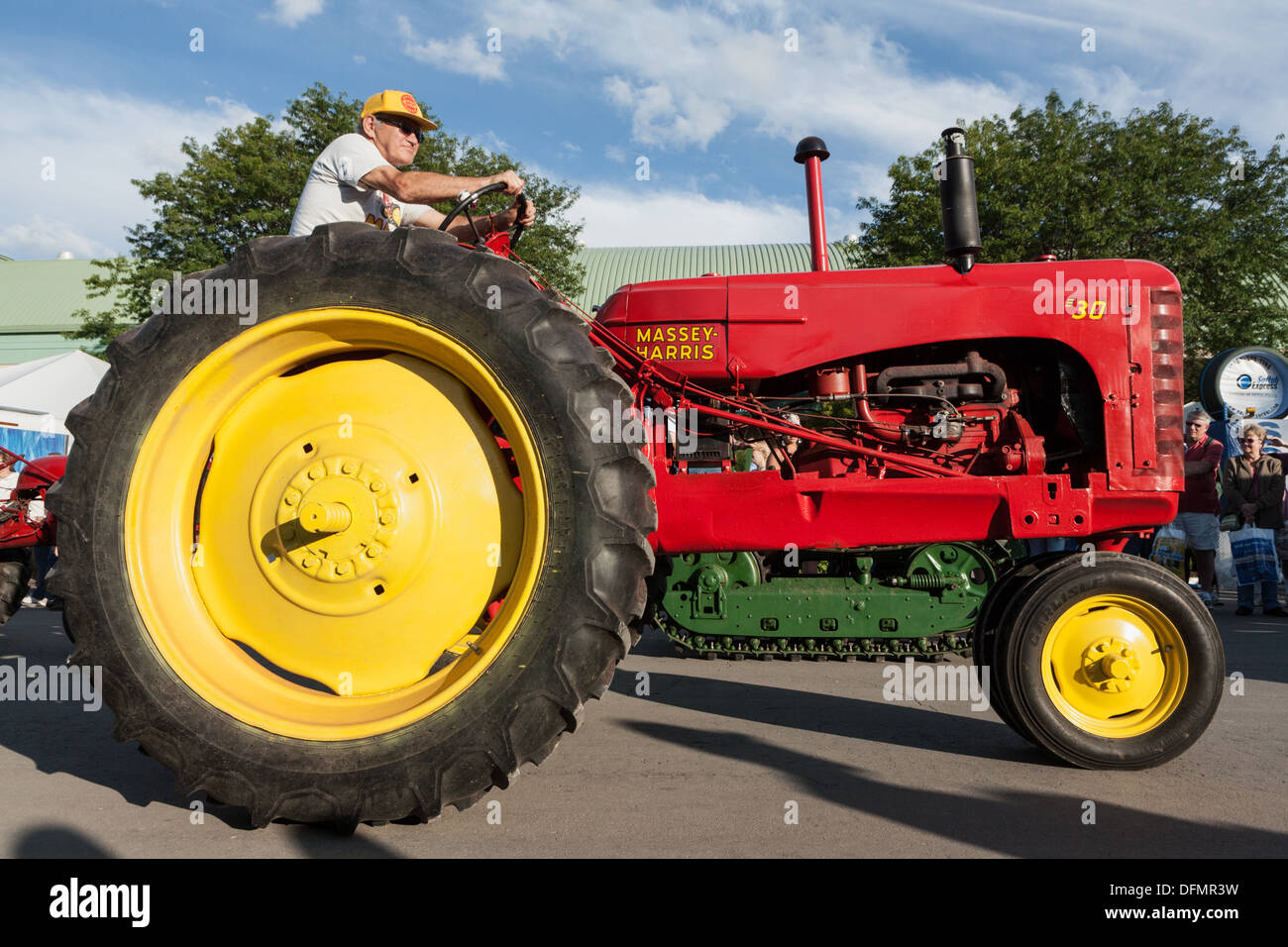 Antik-Traktor-Parade, Great New York State Fair. Stockfoto