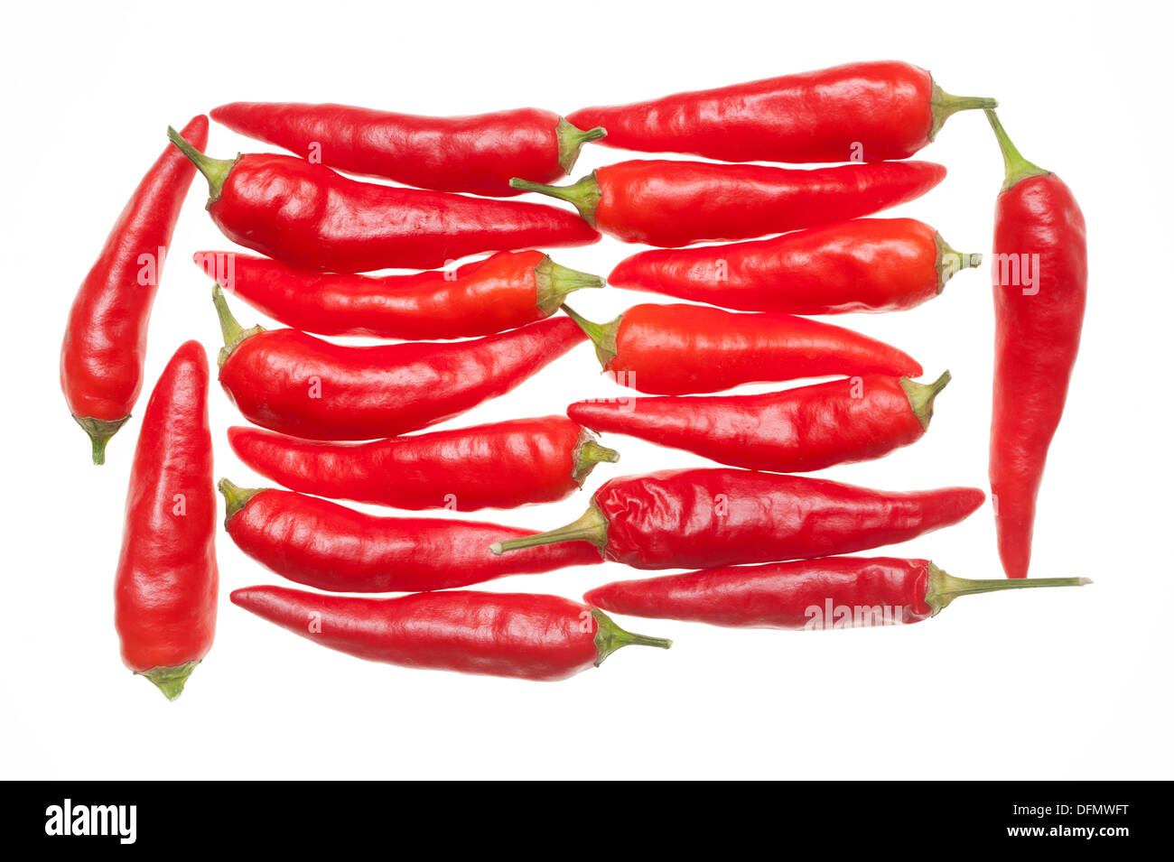 Red Chilli peppers Stockfoto