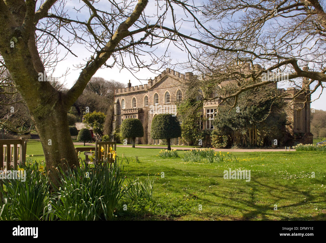 Hartland Abbey, Hartland, Devonshire Stockfoto