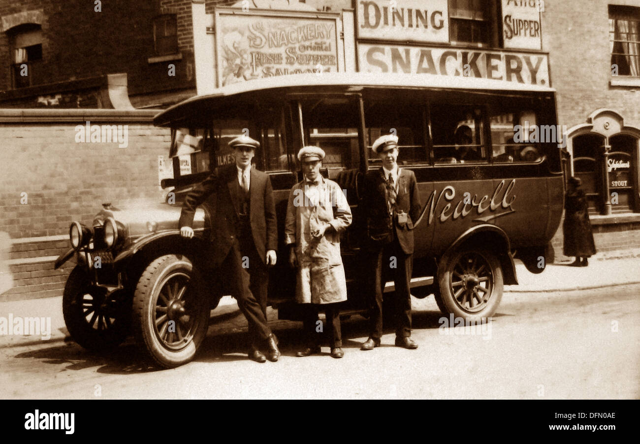 Nottingham Newell-Bus-Service zum Ilkeston 1926 Stockfoto